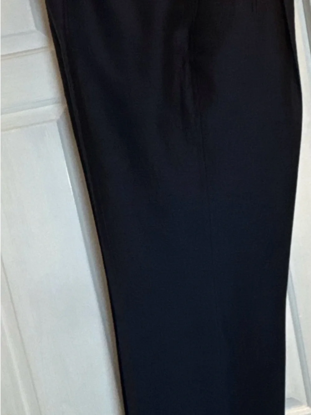 Faconnable Navy Linen Cuffed Hem Pleated TRUMAN Trousers Mens Size 38R NWOT